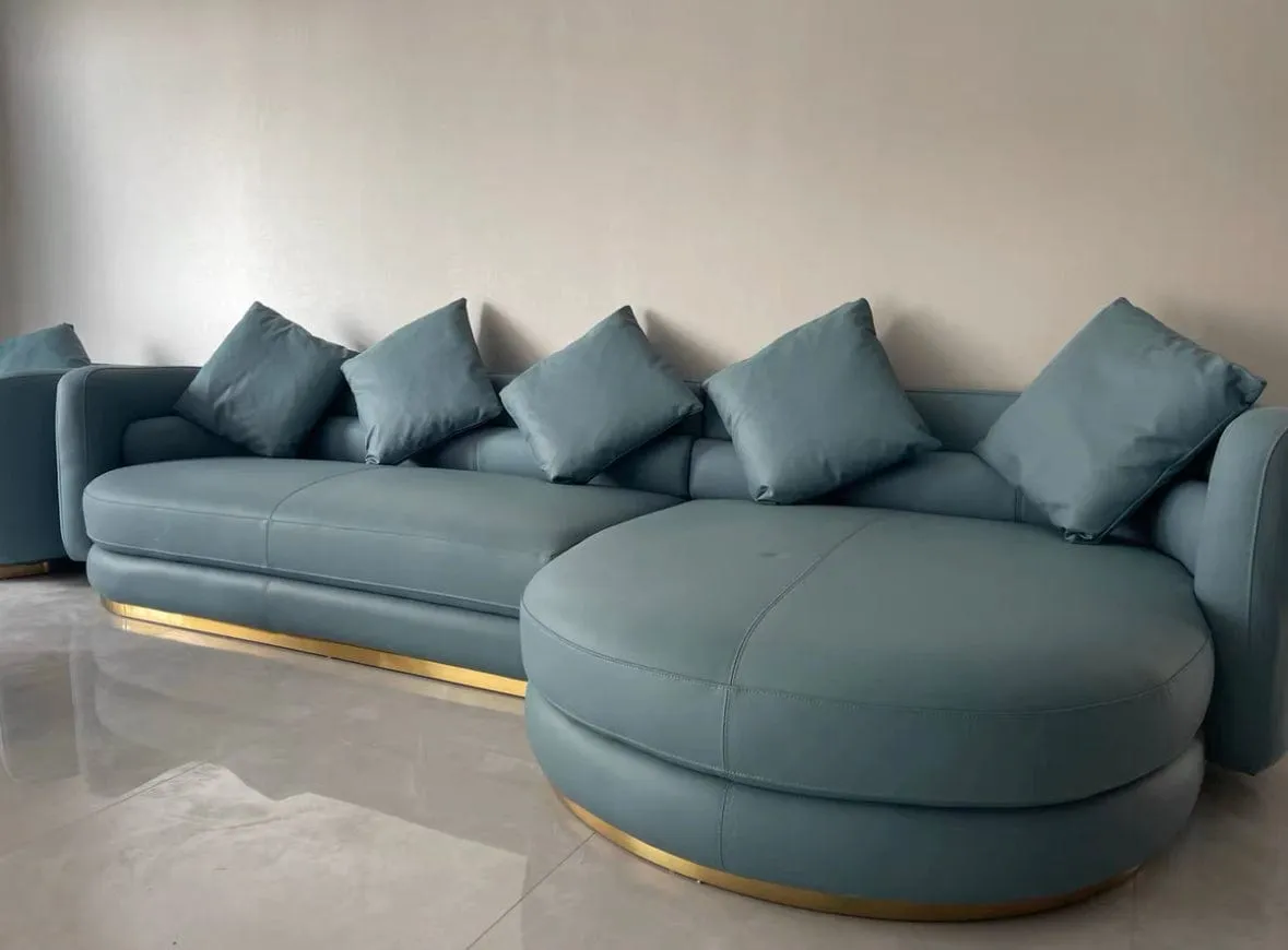 Gwenia Sectional Curve Chaise Sofa