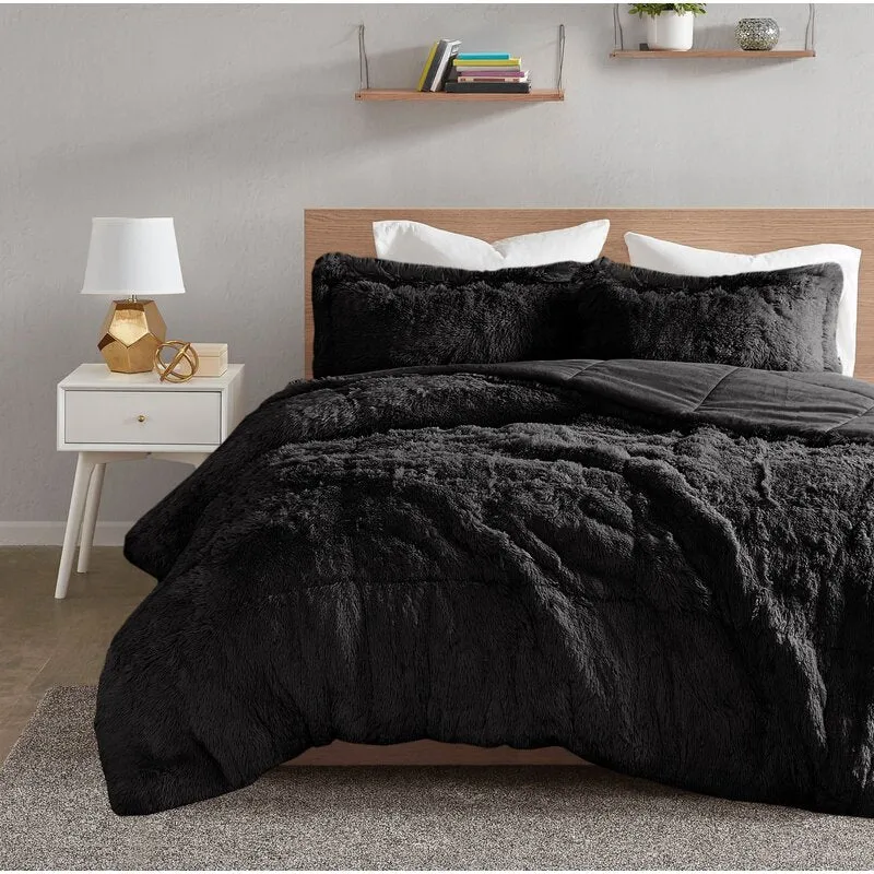 Gyhon Faux Fur Comforter Set