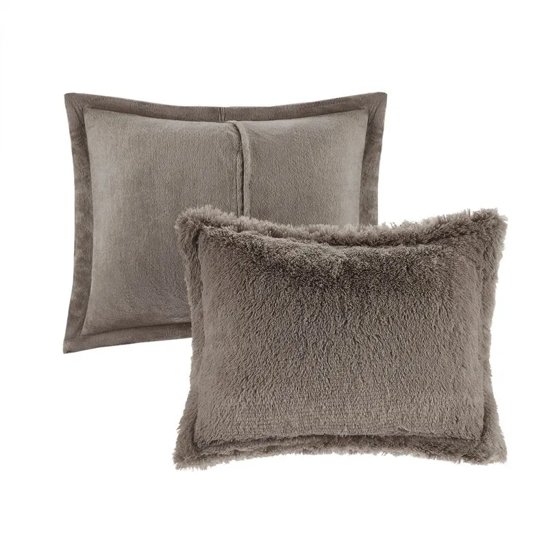 Gyhon Faux Fur Comforter Set