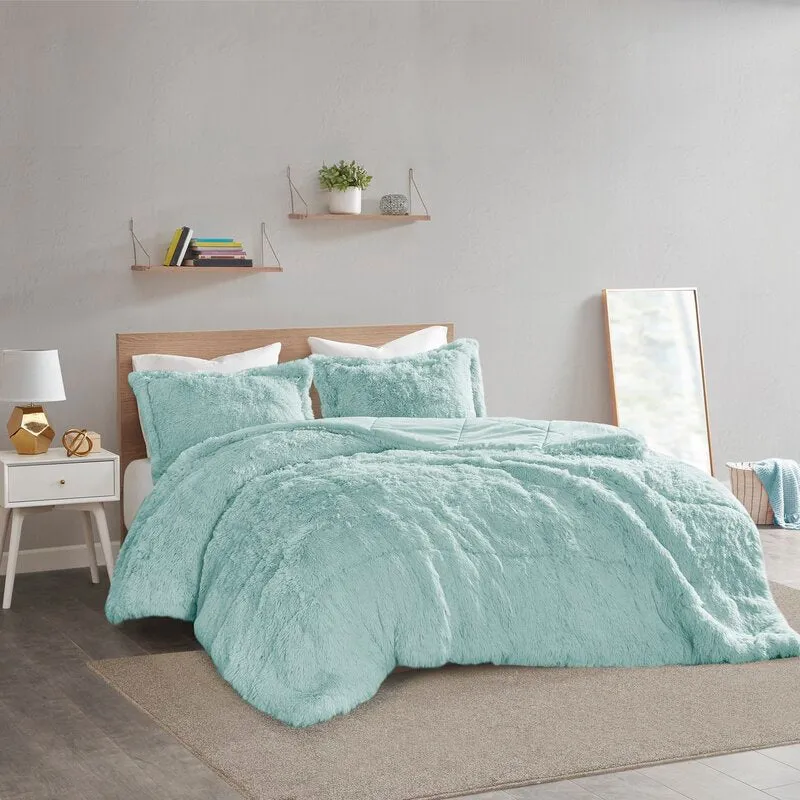 Gyhon Faux Fur Comforter Set