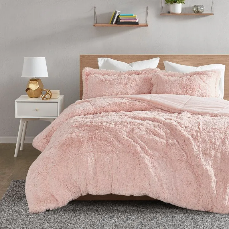 Gyhon Faux Fur Comforter Set