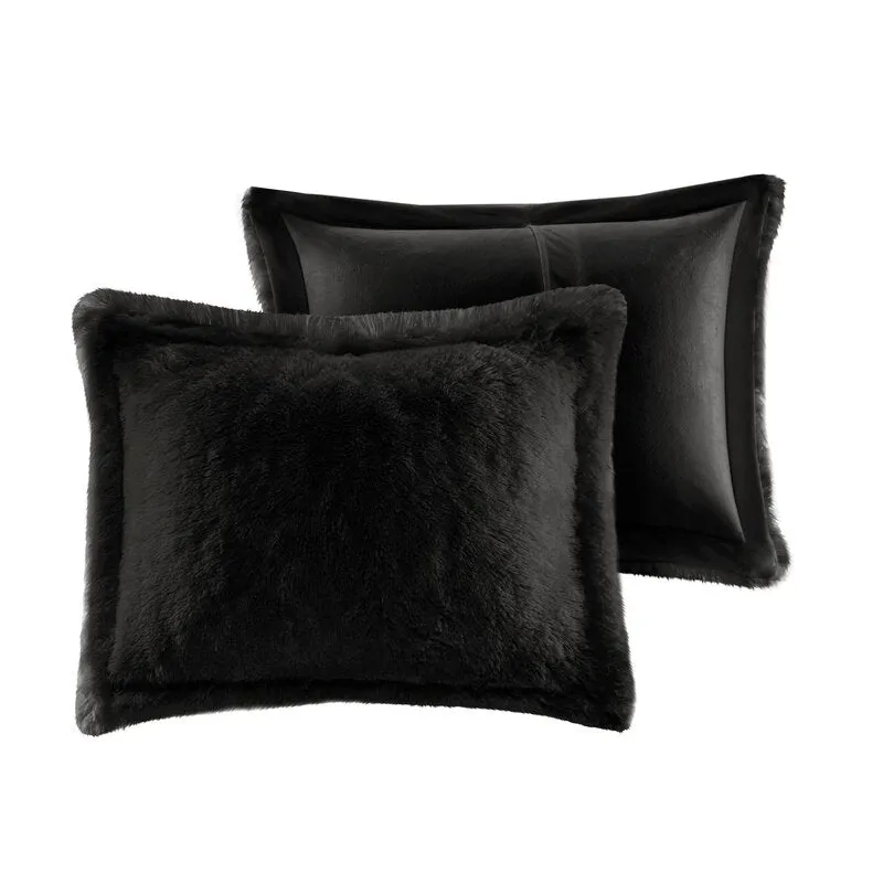 Gyhon Faux Fur Comforter Set