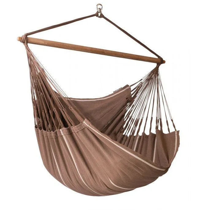 Habana Organic Cotton Lounger Hammock Chair by La Siesta