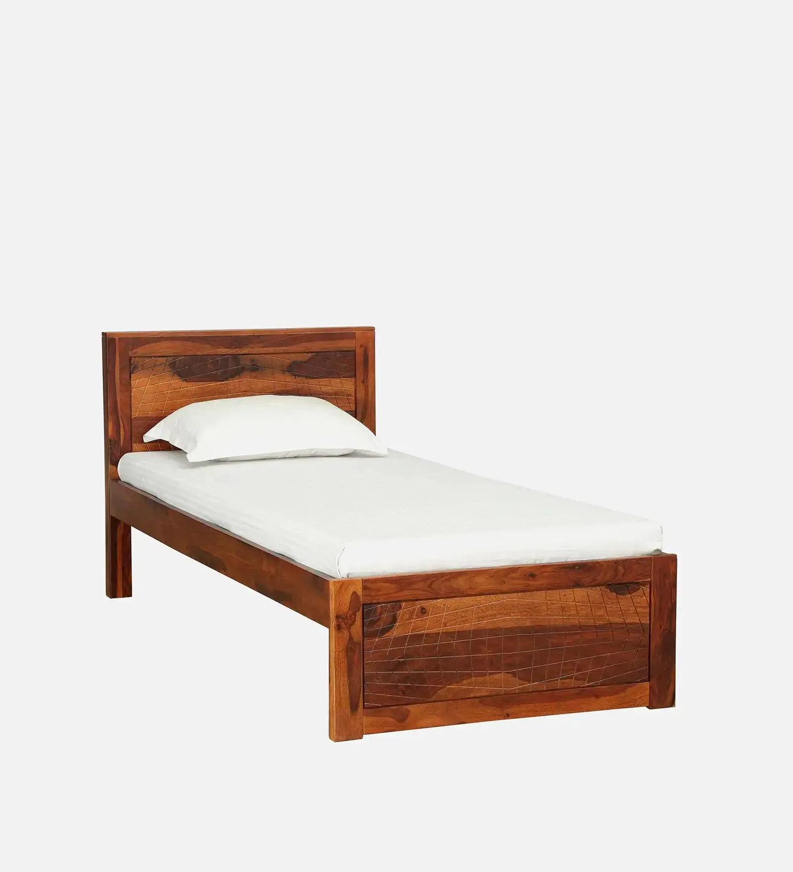 Harmonia Natural Wood Single Bed