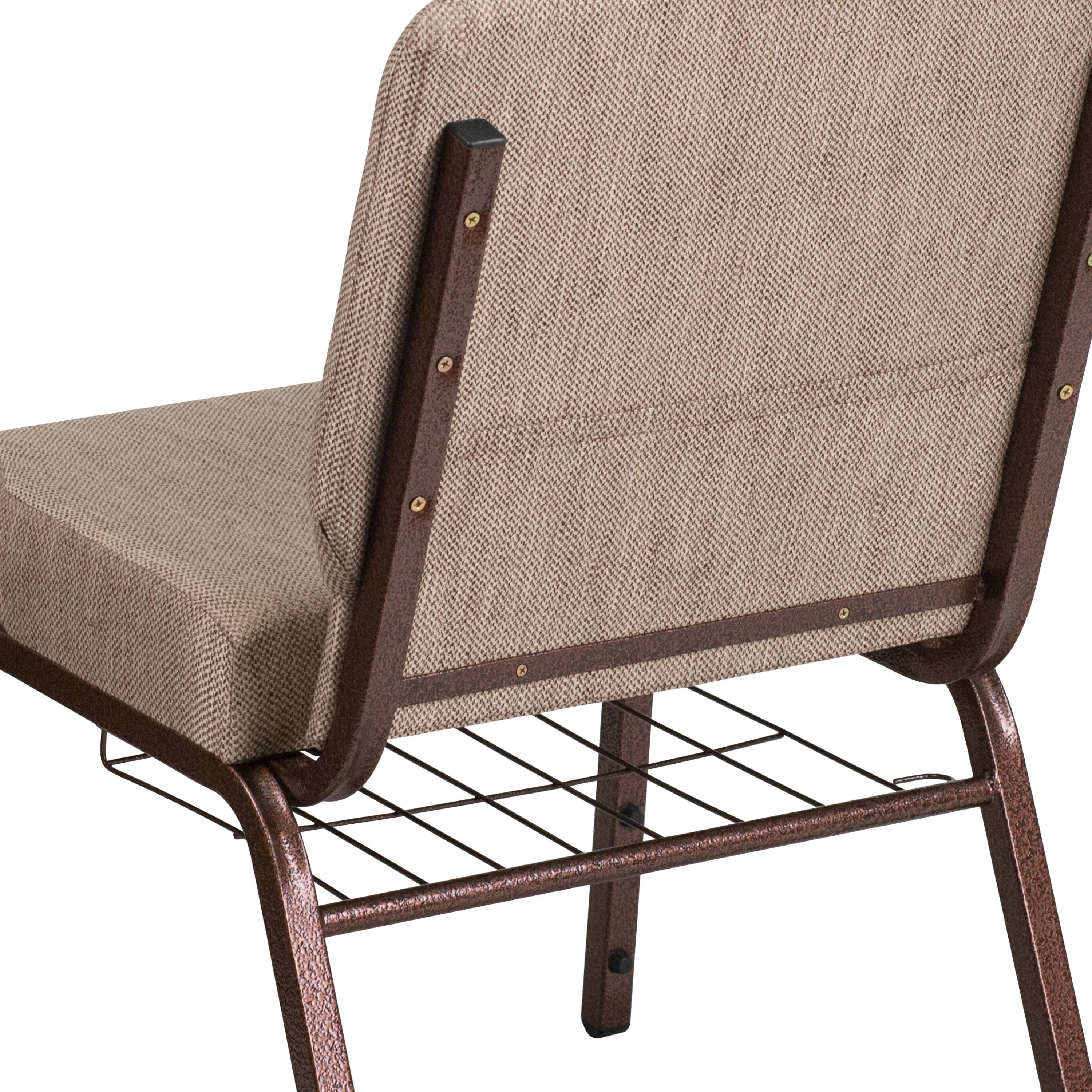 HERCULES Series 21''W Church Chair with Book Rack