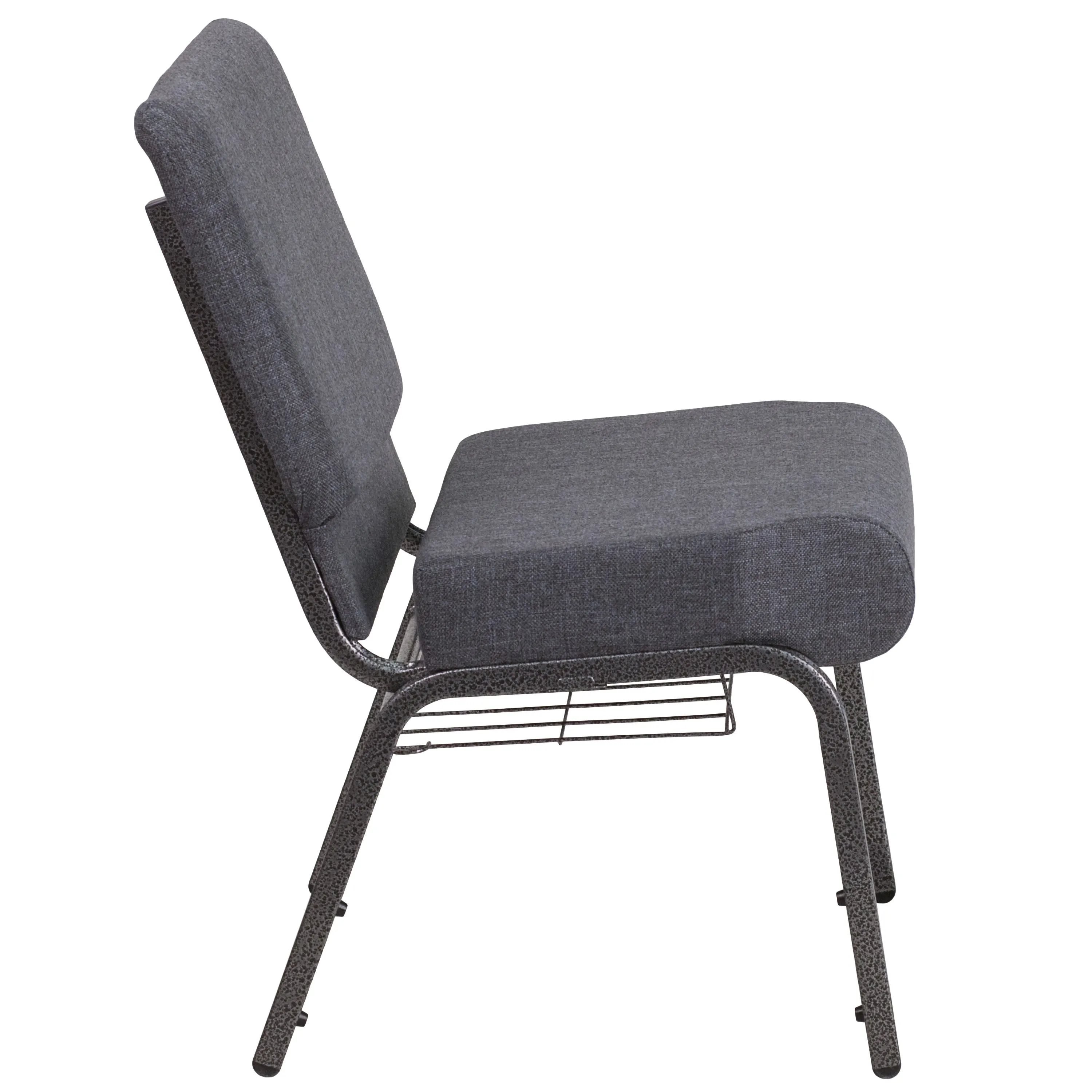 HERCULES Series 21''W Church Chair with Book Rack