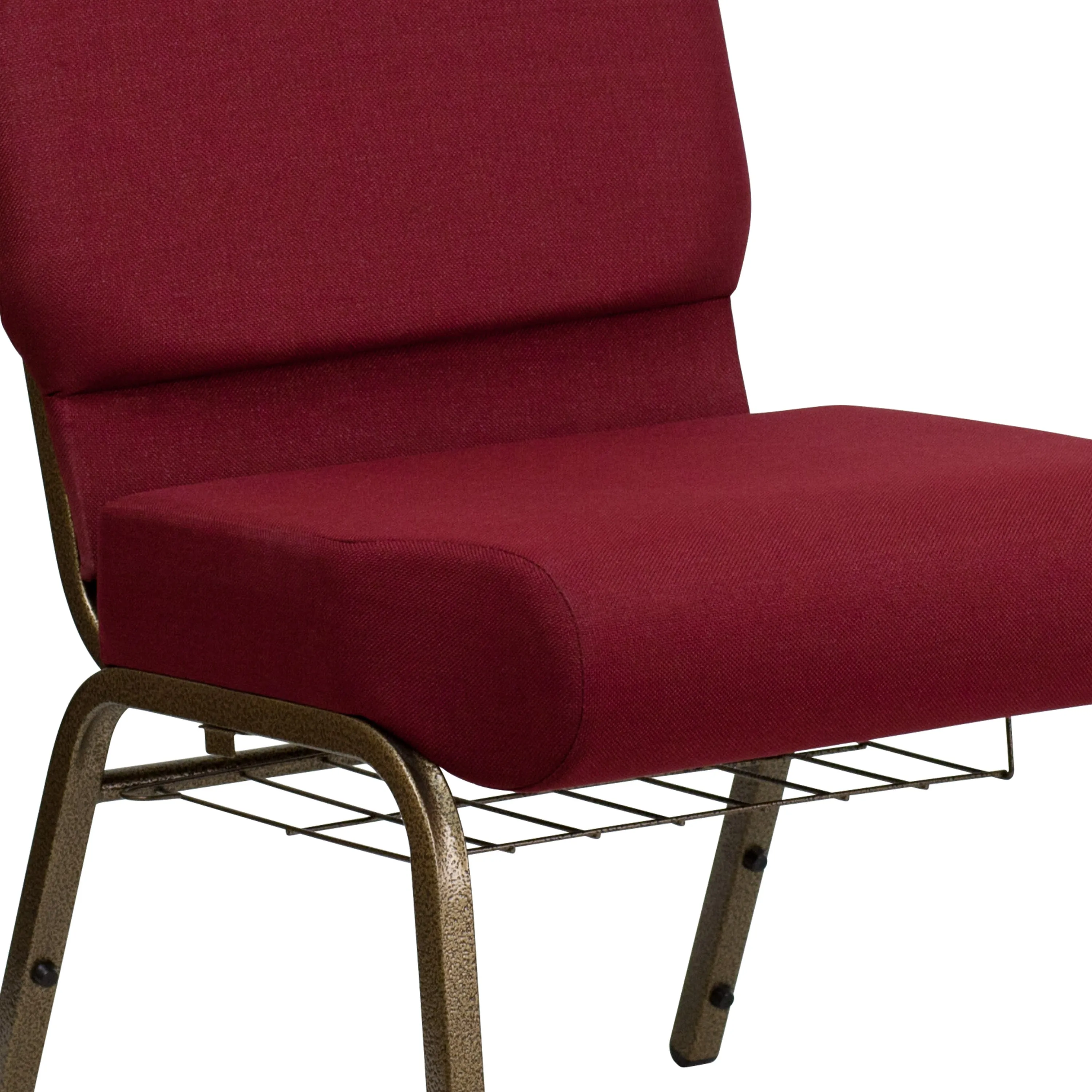 HERCULES Series 21''W Church Chair with Book Rack