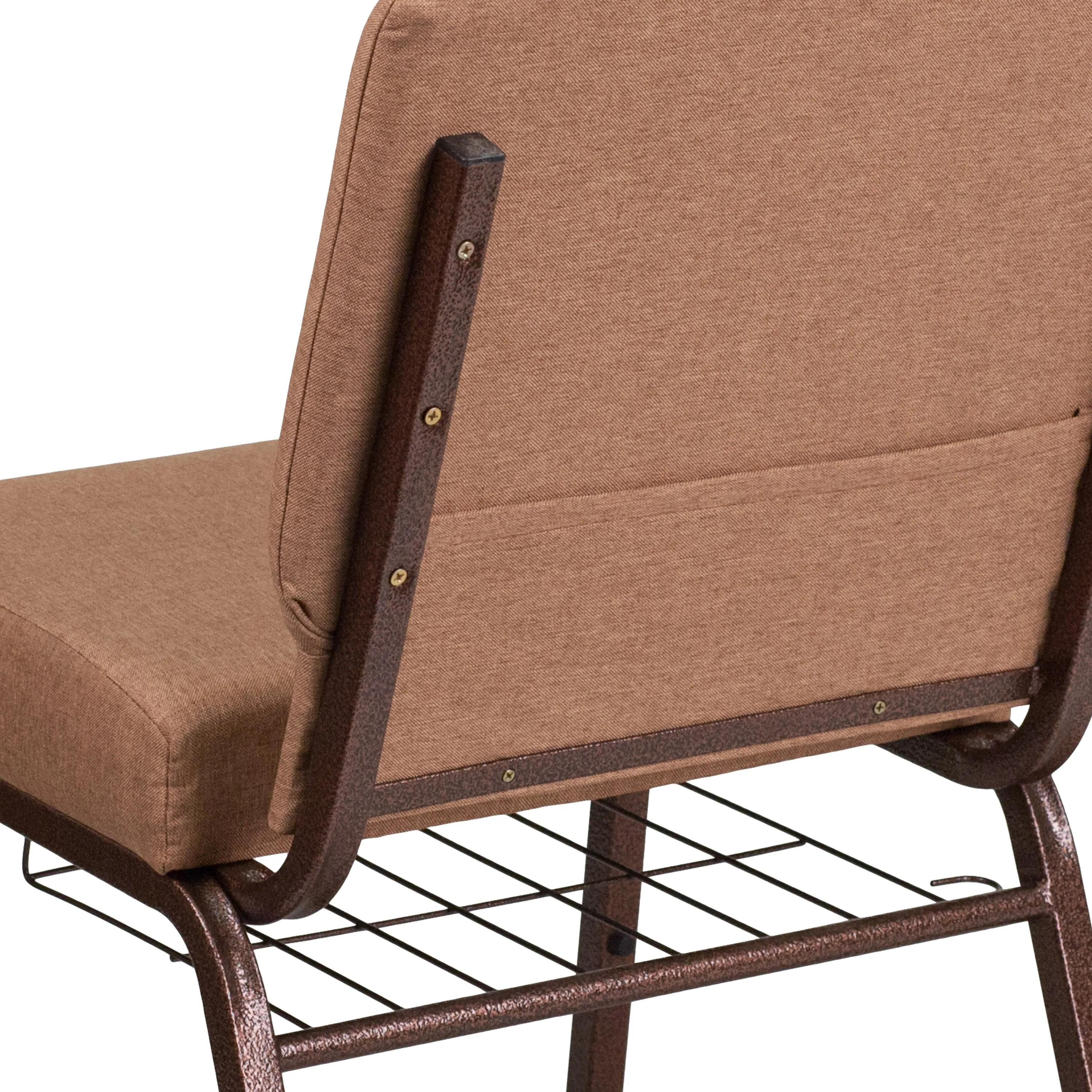 HERCULES Series 21''W Church Chair with Book Rack