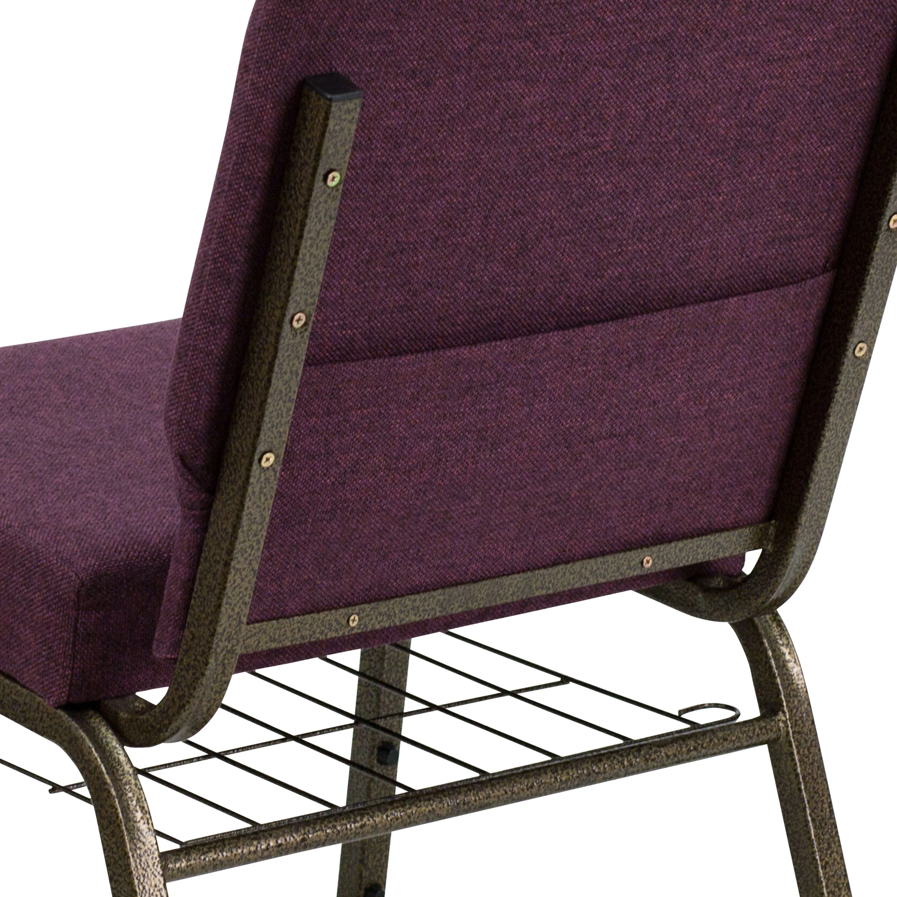 HERCULES Series 21''W Church Chair with Book Rack