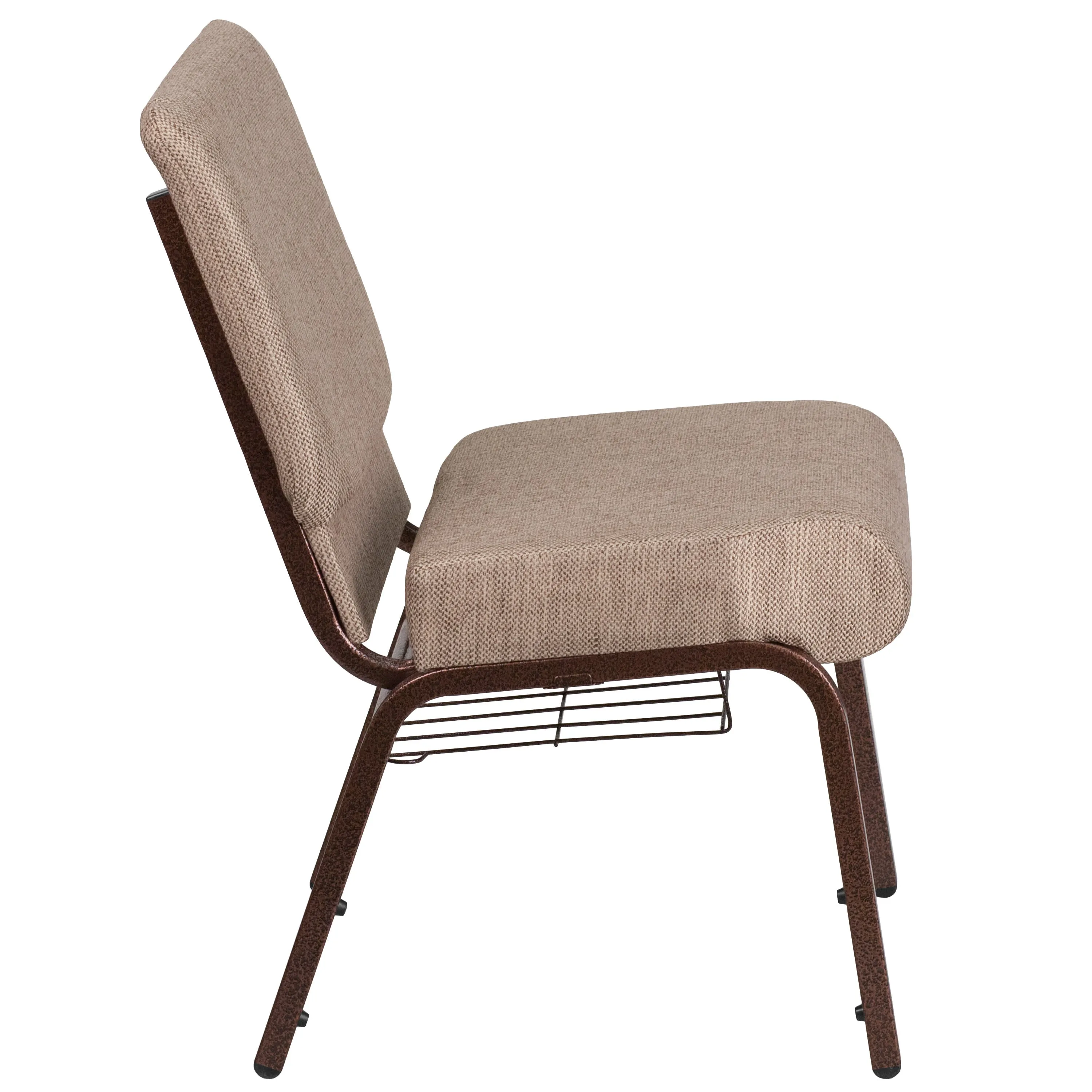 HERCULES Series 21''W Church Chair with Book Rack