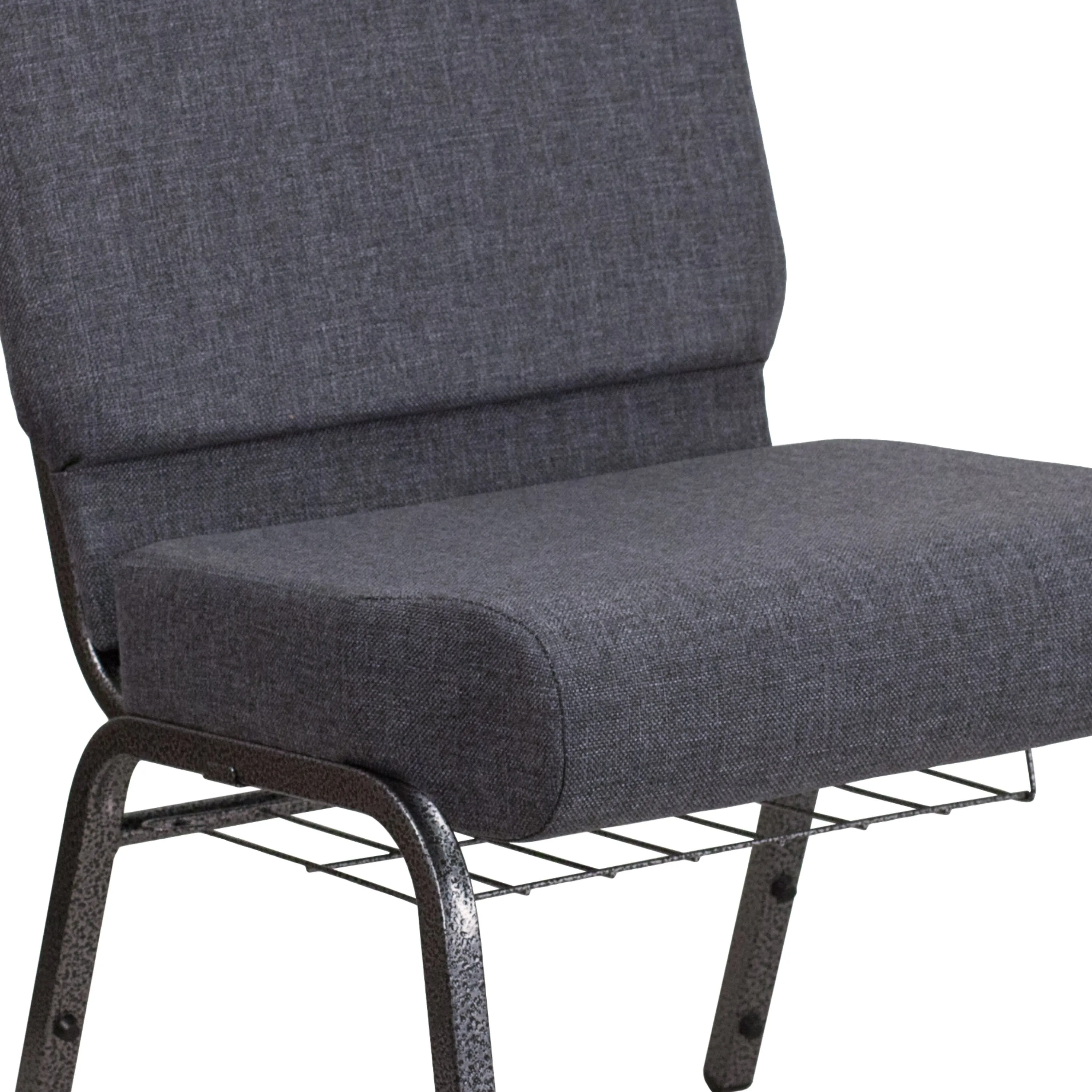 HERCULES Series 21''W Church Chair with Book Rack