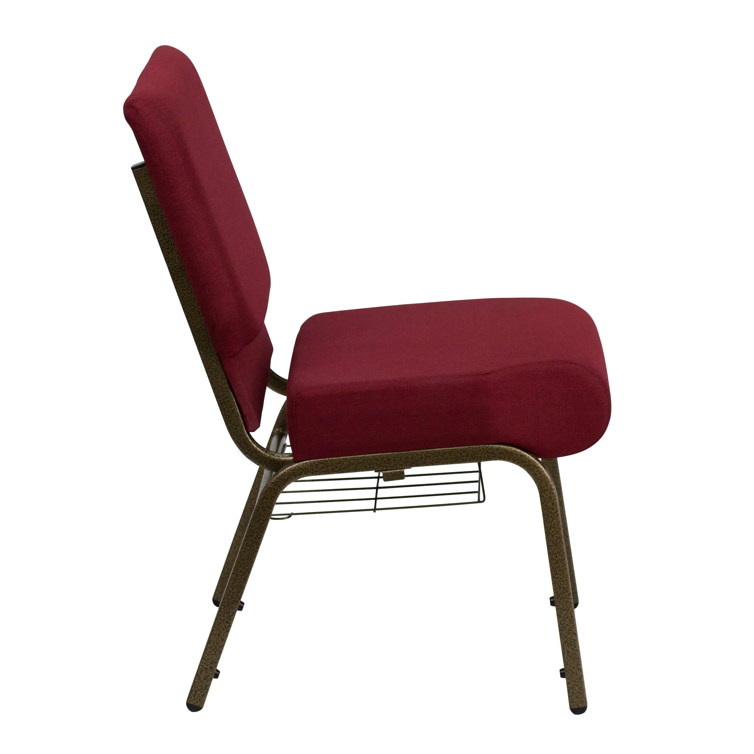 HERCULES Series 21''W Church Chair with Book Rack