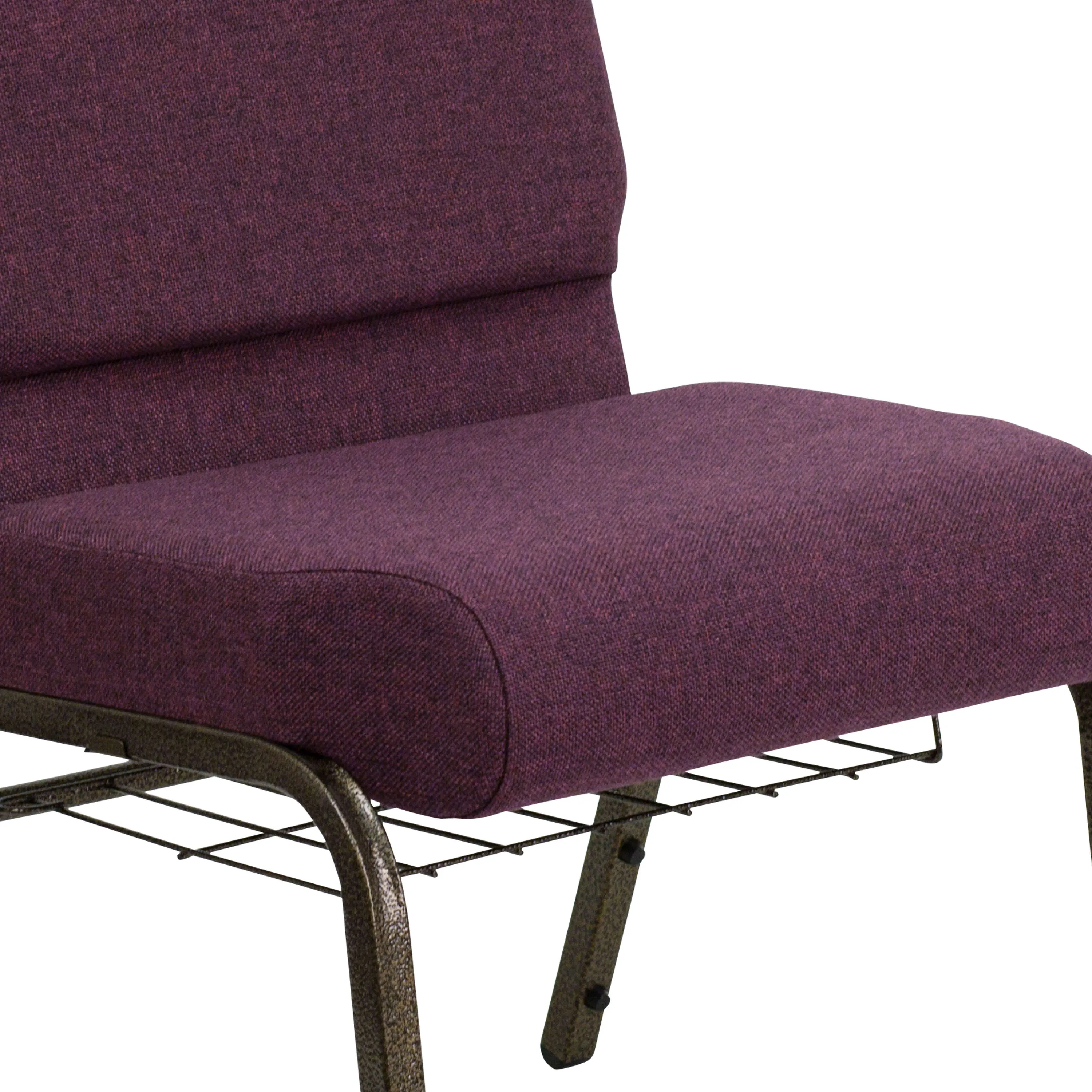 HERCULES Series 21''W Church Chair with Book Rack