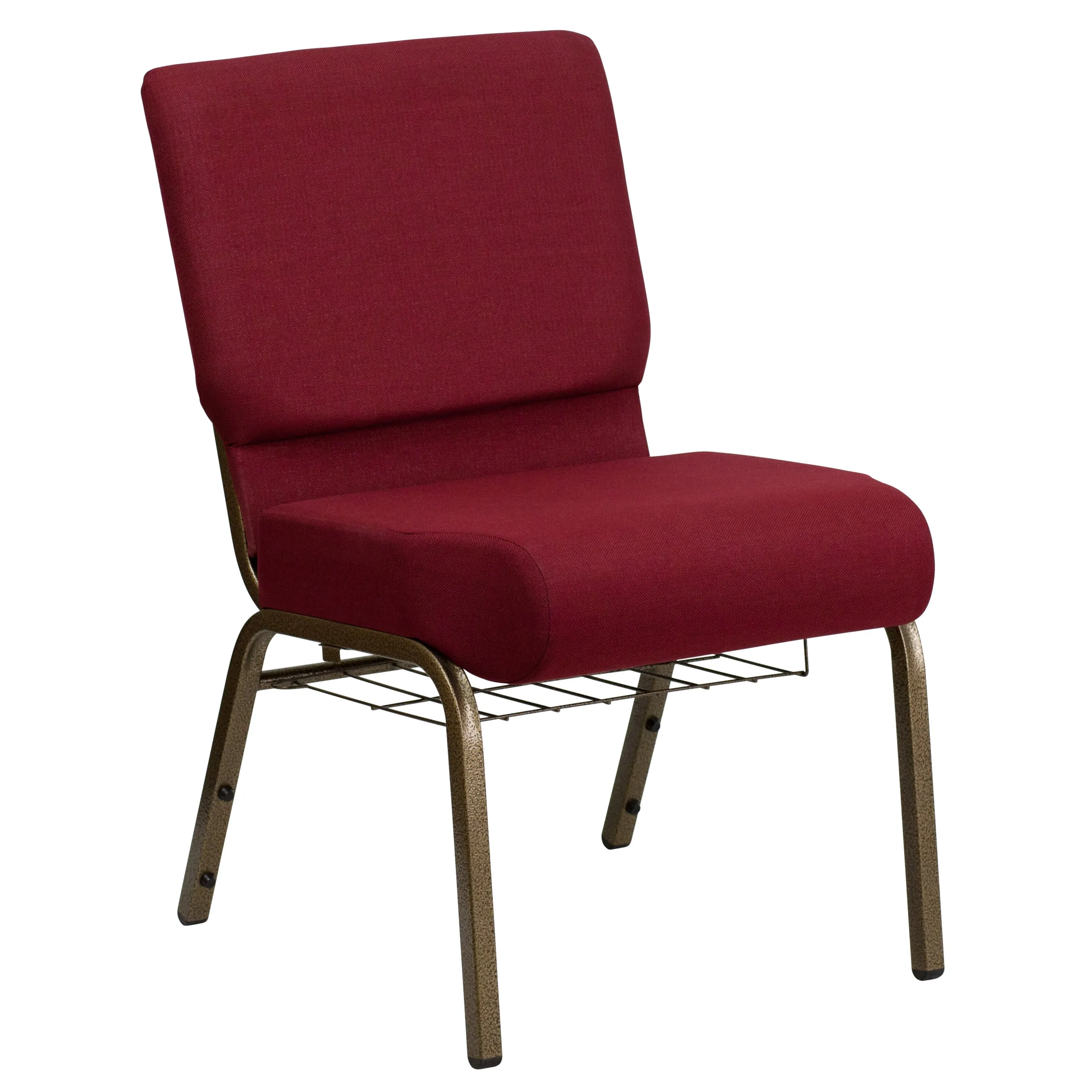 HERCULES Series 21''W Church Chair with Book Rack