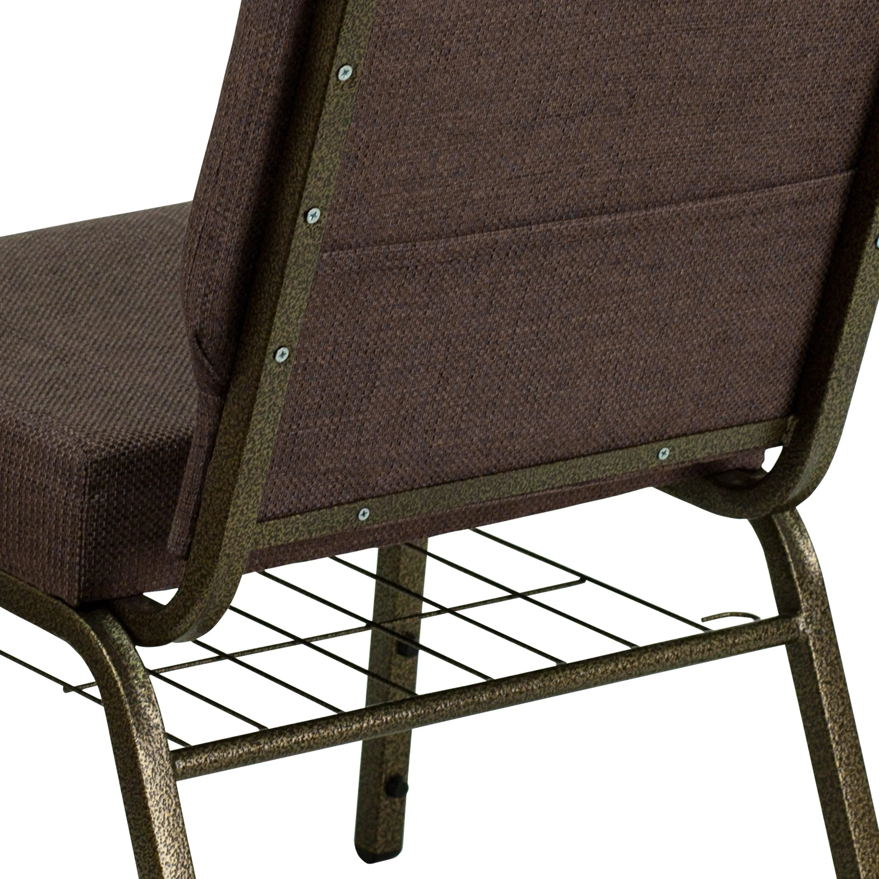 HERCULES Series 21''W Church Chair with Book Rack