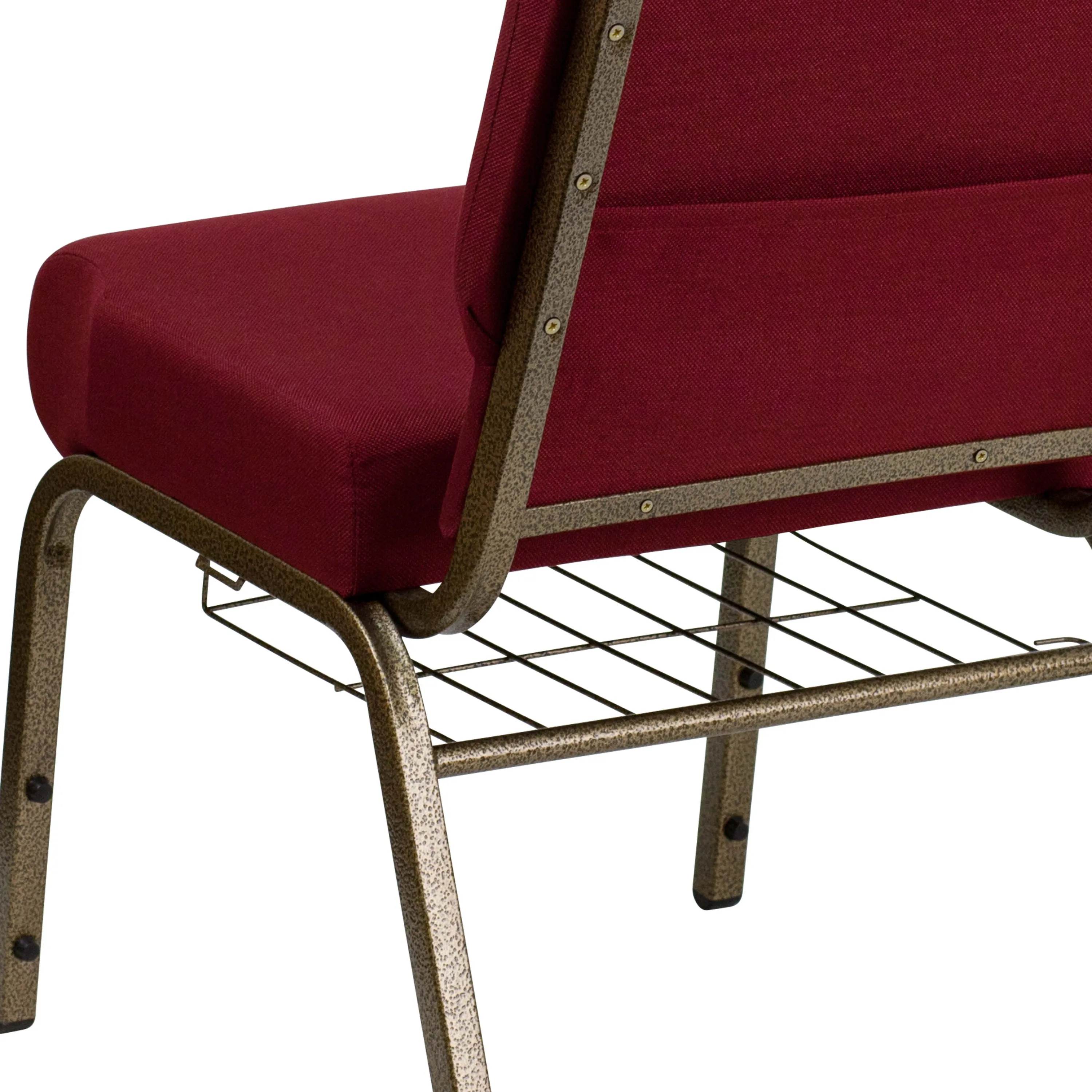 HERCULES Series 21''W Church Chair with Book Rack