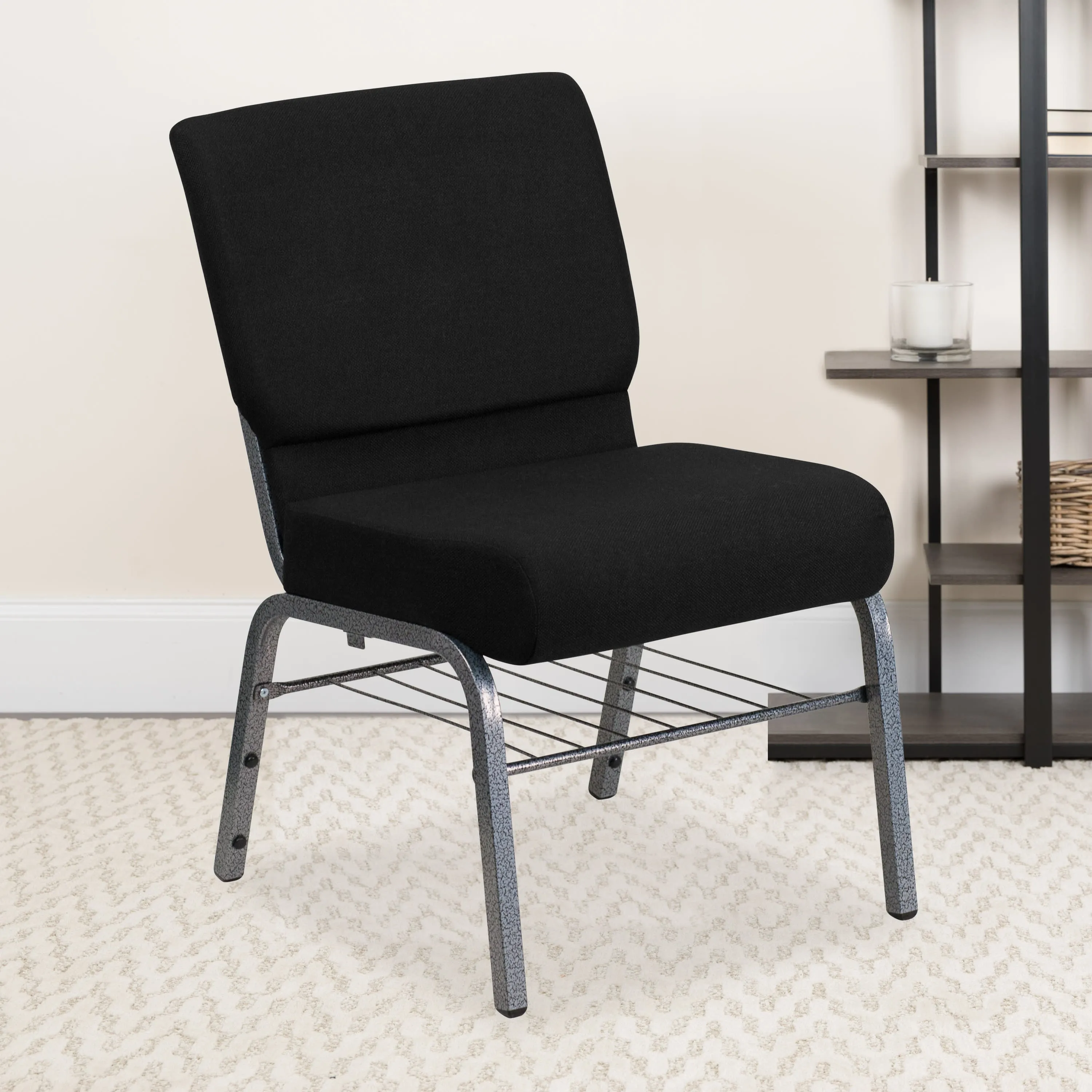 HERCULES Series Auditorium Chair - Chair with Storage - 21inch Wide Seat