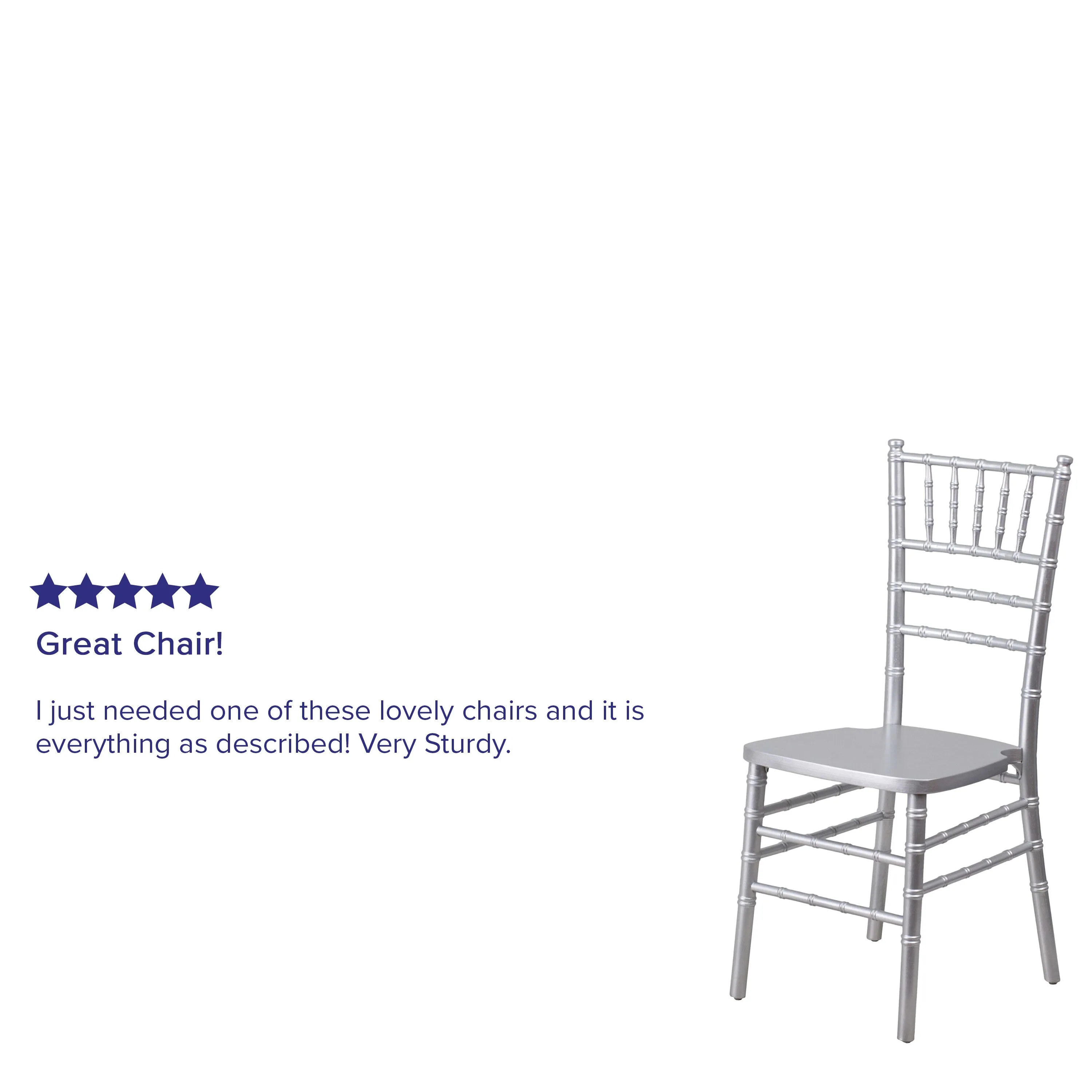 HERCULES Series Wood Chiavari Chair with Free Cushion