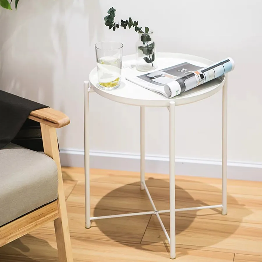 Stylish Modern Homer Side Table - Elegant Nightstand for Living Room or Bedroom