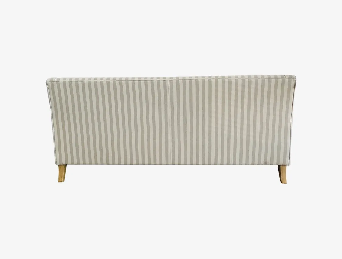 Hudson Natural Stripe  3 Seater Sofa