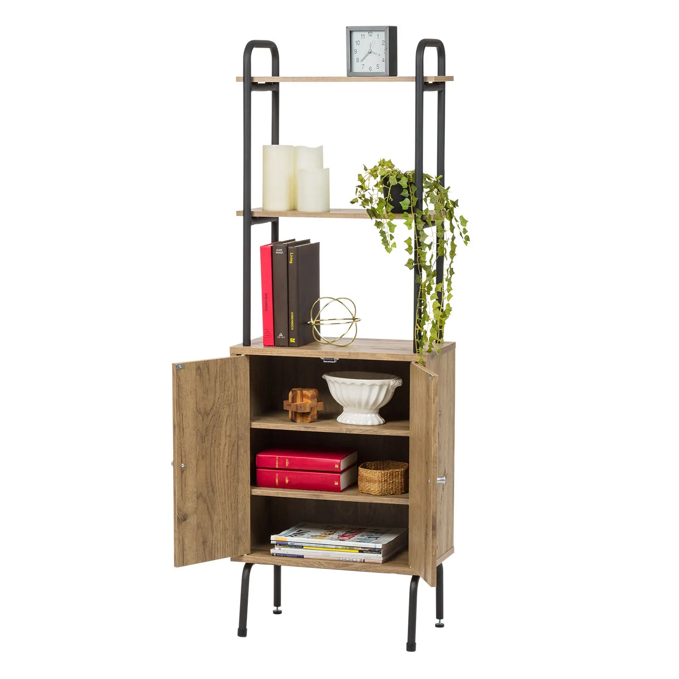 Industrial Series for Small Spaces Cabinet Wood