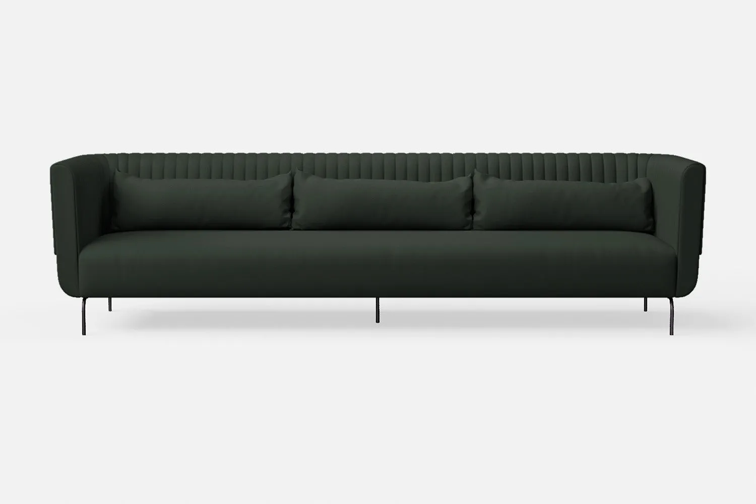 Jackson 4 Seater Sofa Green Leather