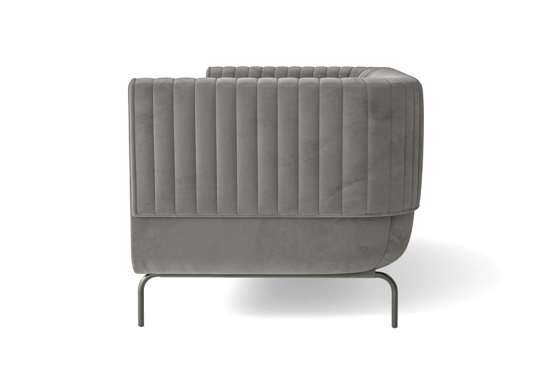 Jackson Armchair Grey Velvet