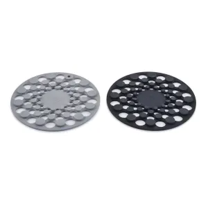 Joseph Joseph  Spot-On Set of 2 Round Silicone Trivets - Grey