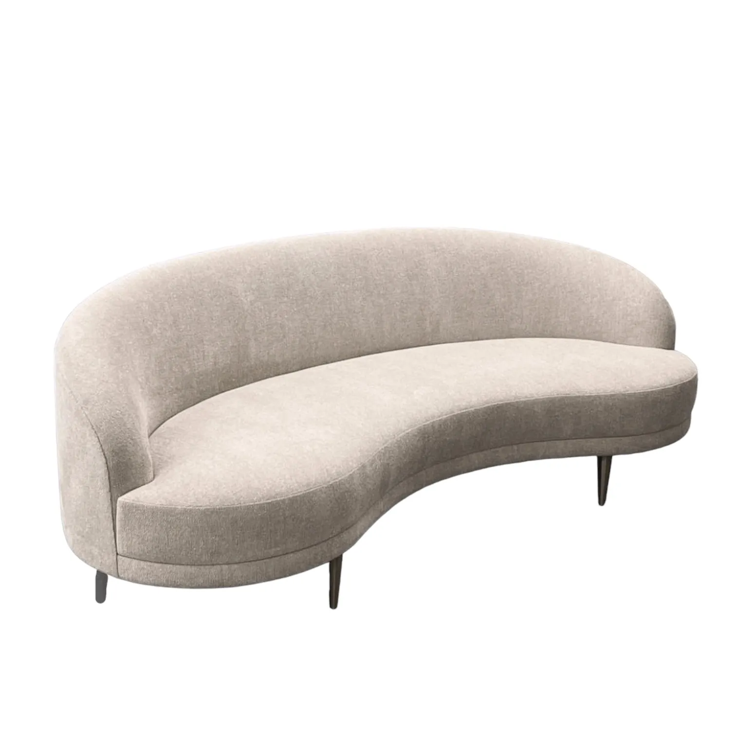 Kanen Scratch Resistant Curve Sofa