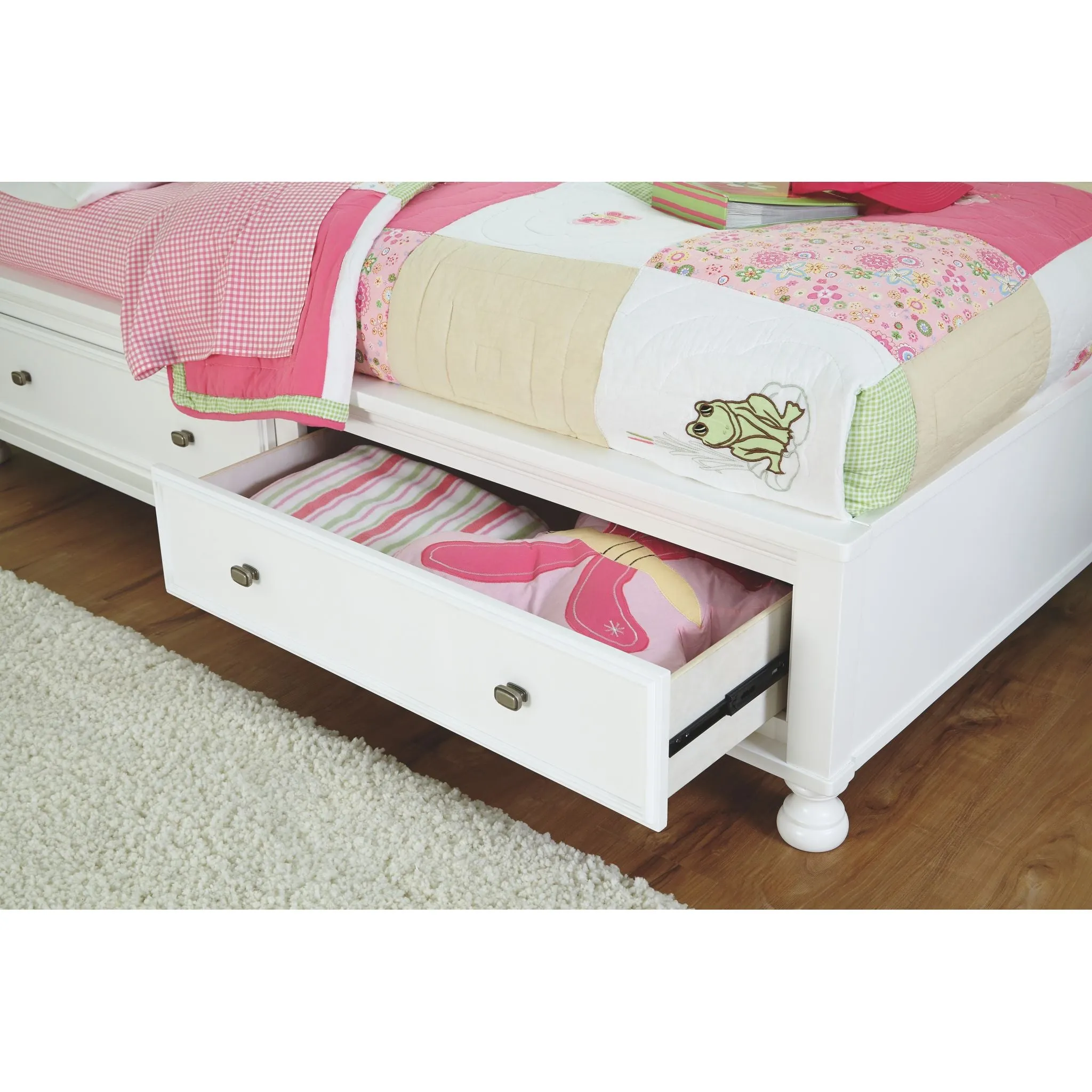 Kaslyn Twin Storage Bed w/Bookcase HDBD