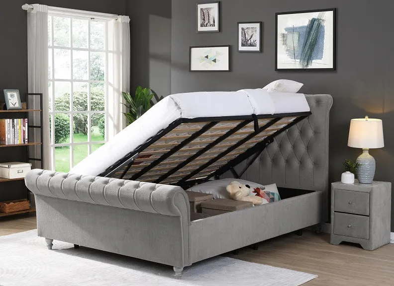 Kilkenny Velvet Storage Bed Frames