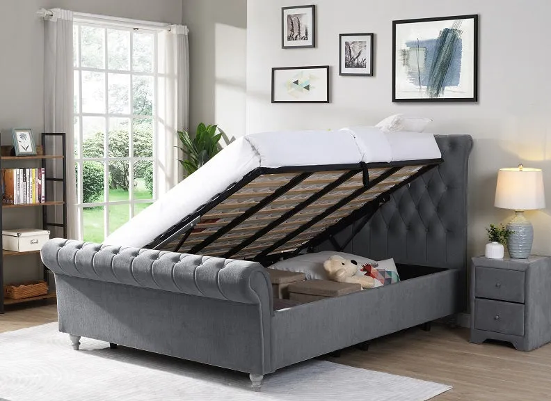 Kilkenny Velvet Storage Bed Frames