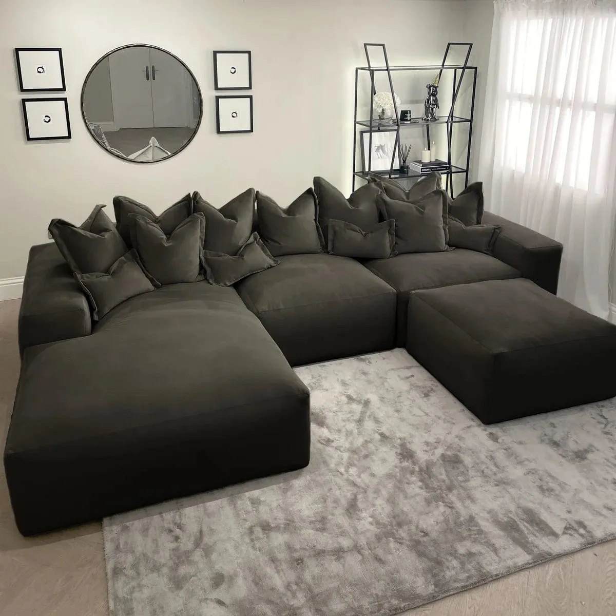 Leedon Scratch Resistant Sectional Sofa