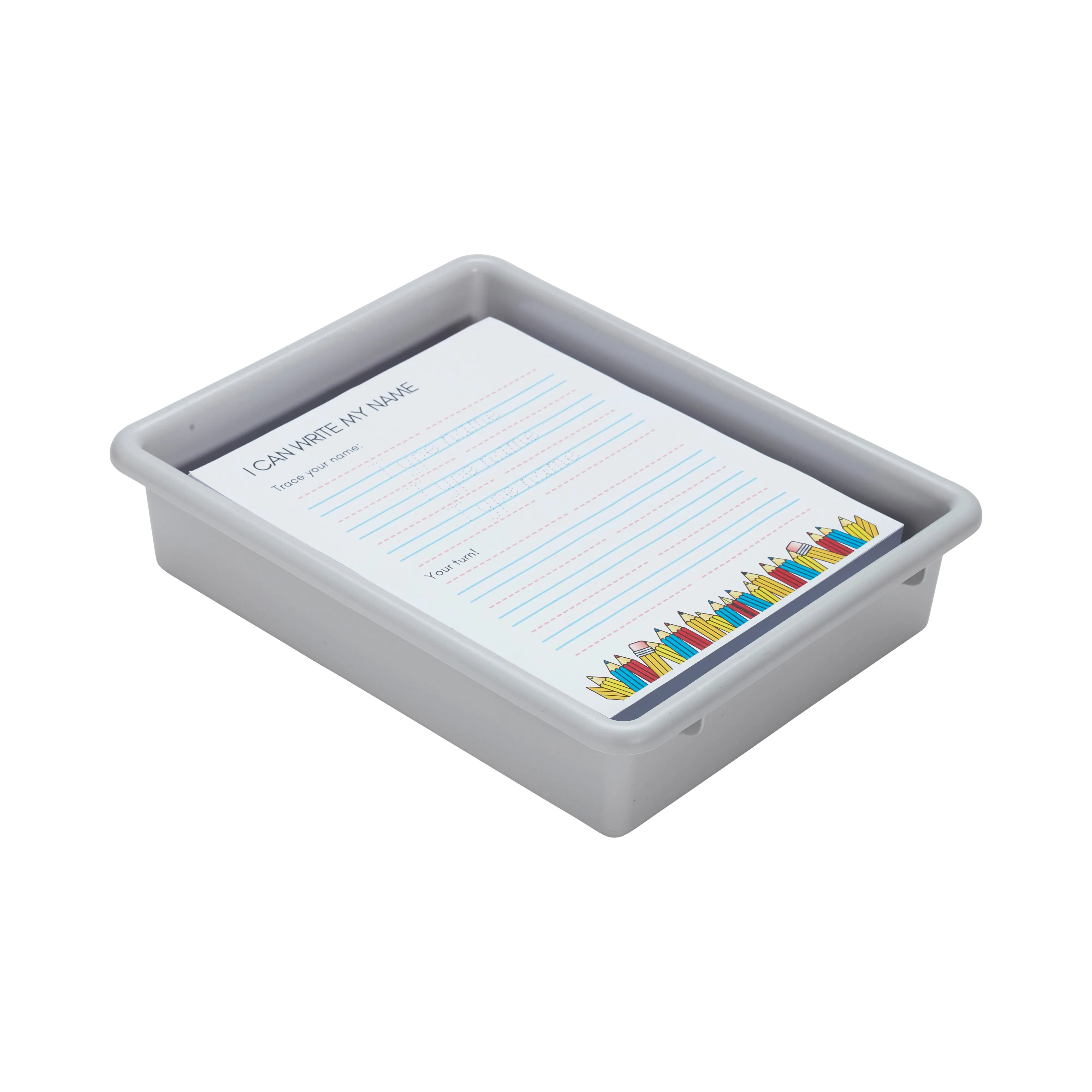 Letter Size Tray with Lid, Storage Bin, 10-Piece