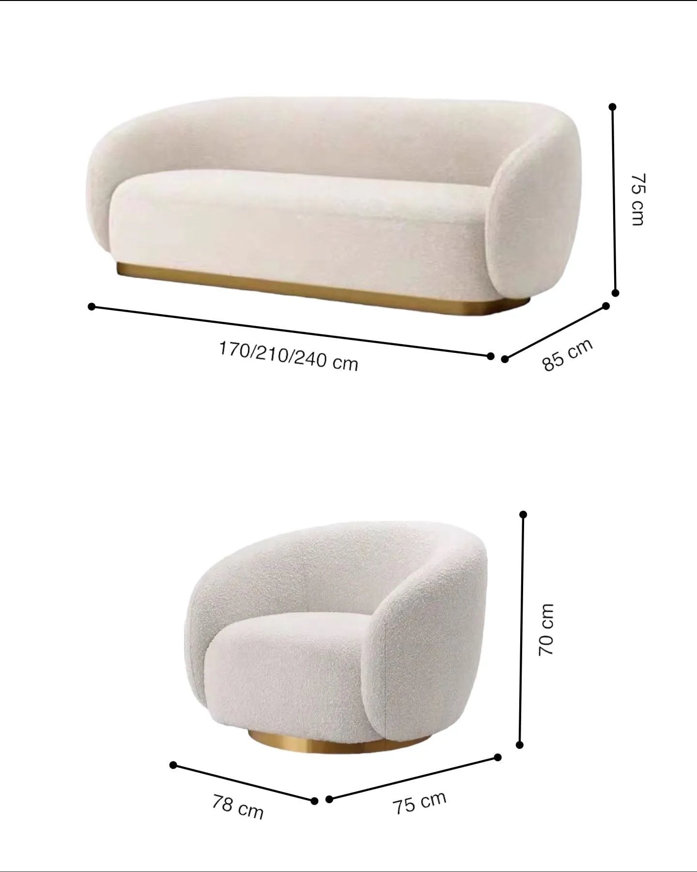 Luca Curve Sofa