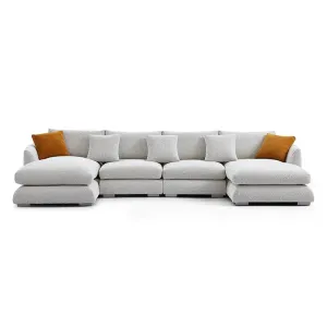 Maison Performance Boucle Sectional U-shape Sofa