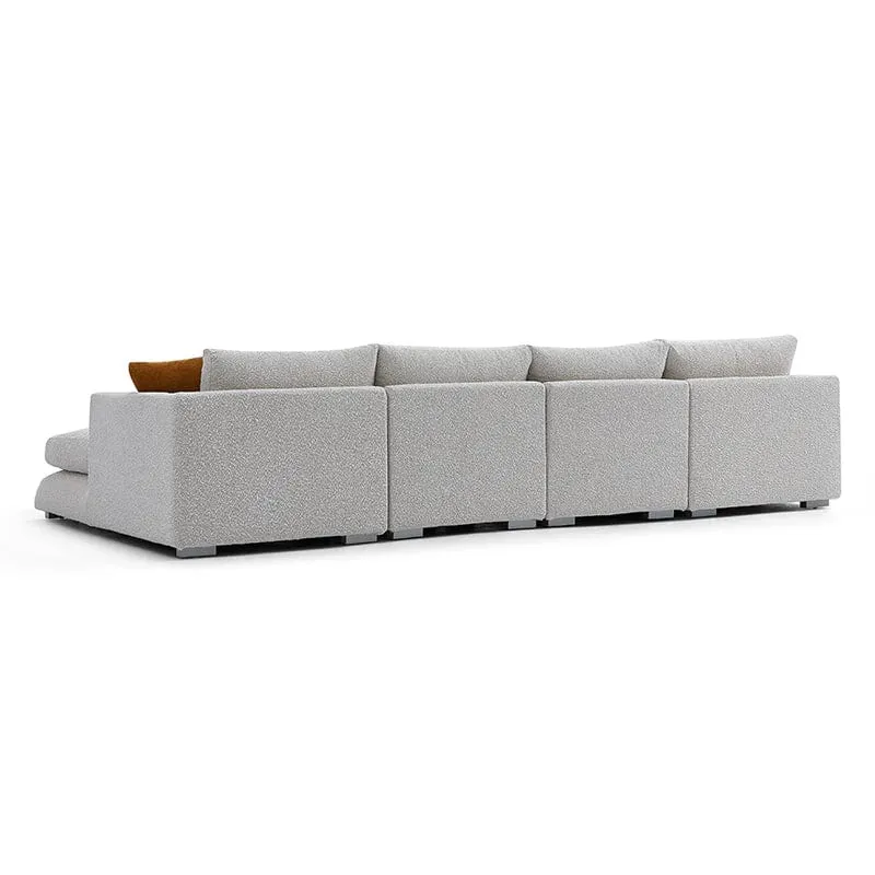 Maison Performance Boucle Sectional U-shape Sofa