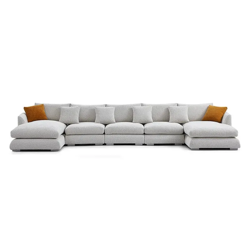 Maison Performance Boucle Sectional U-shape Sofa