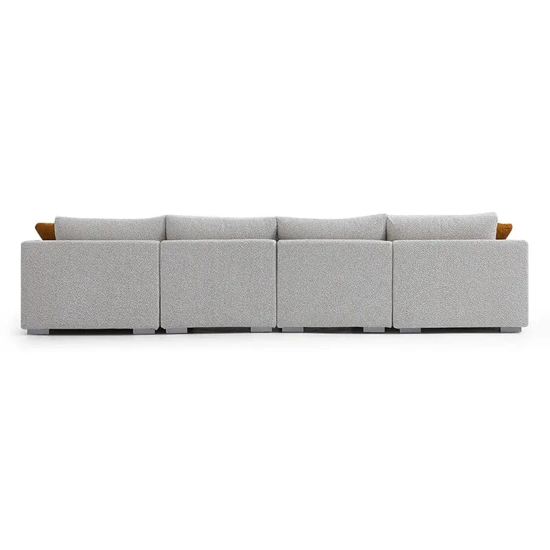 Maison Performance Boucle Sectional U-shape Sofa