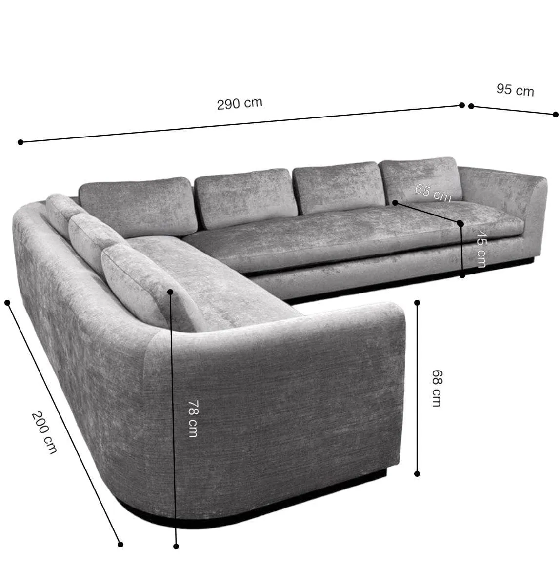 Marianno Scratch Resistant Sectional L-shape Sofa