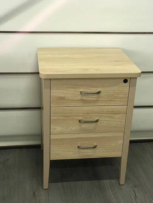 Marigold Bedside Table in Polytec Silver Ash