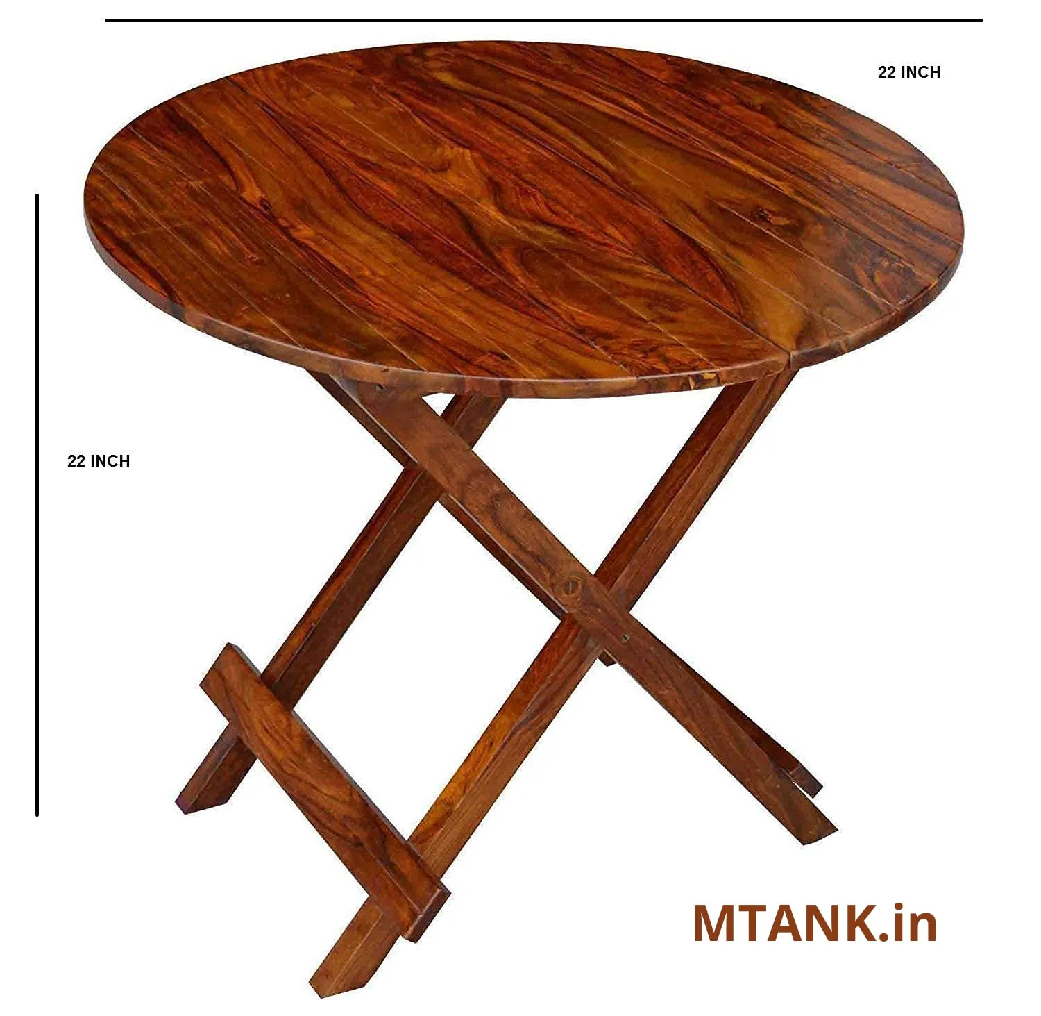 MTANK Nesting Coffee End Tables Modern Decor Side Table for Home and Office (Natural Brown)