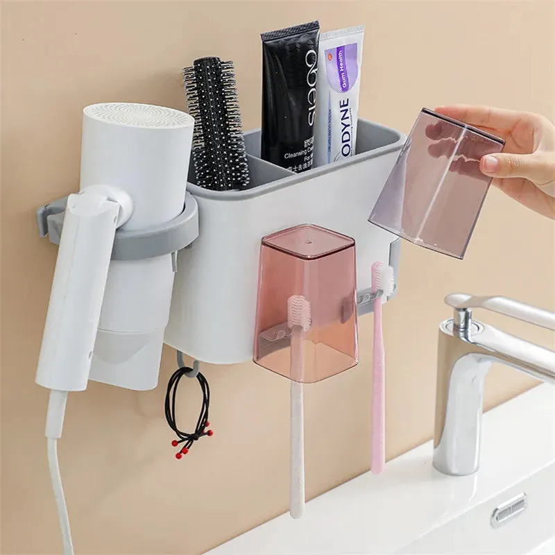 MULTI-SPACES BATHROOM SHELF