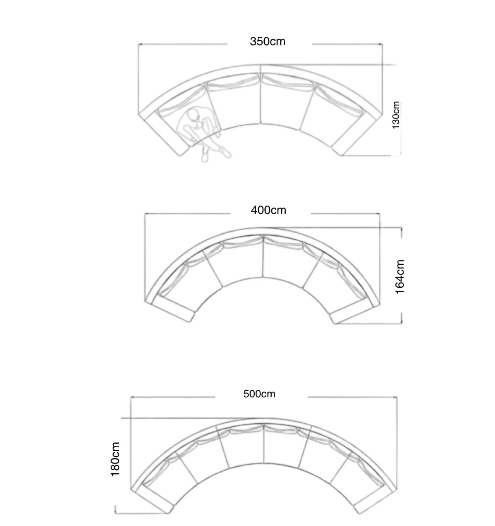 Naomi Sectional Curve Sofa