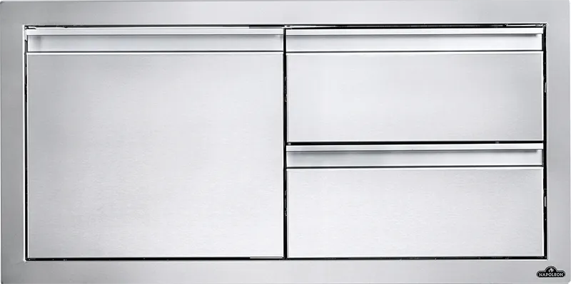 Napoleon 36" X 16" Single Door & Double Drawer Combo BI-3616-1D2DR