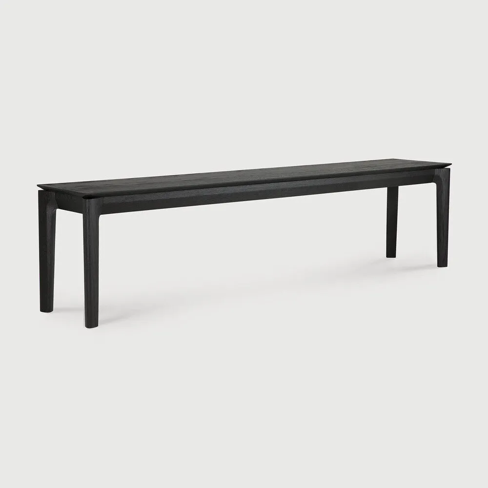 Oak Bok Black Bench