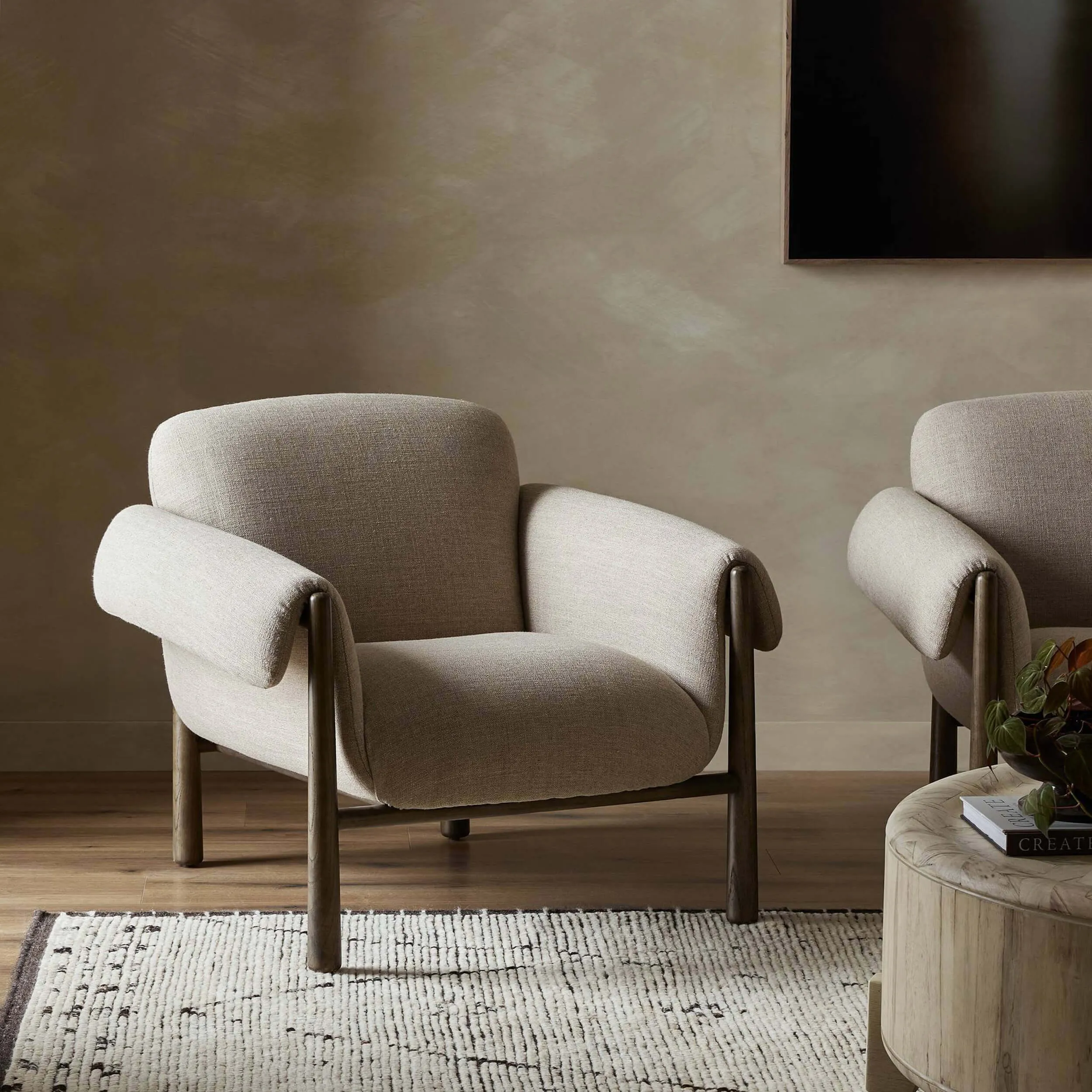 Olia Chair, Alcala Taupe