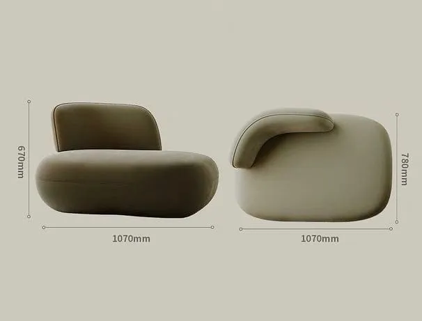 Orca Designer Curve Armchair