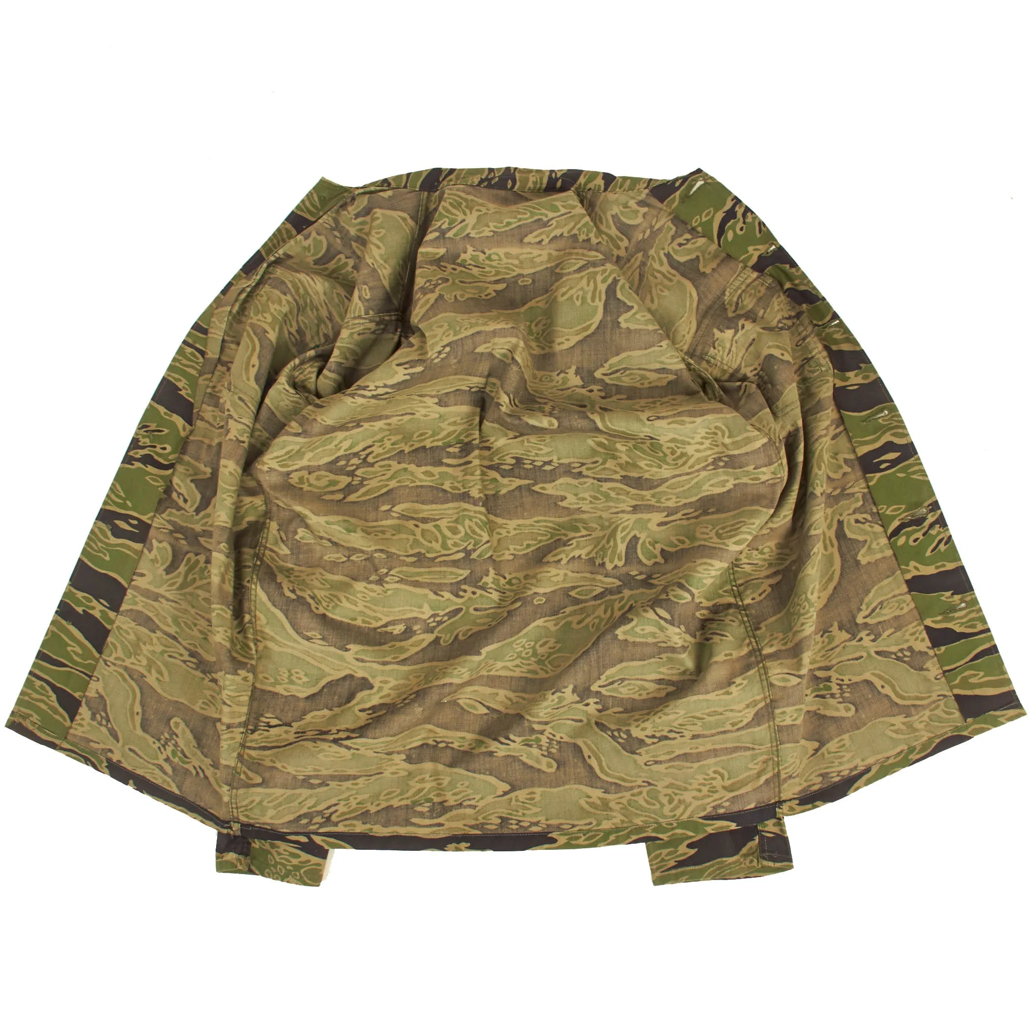 Original ARVN Vietnam War Unissued Army of the Republic of Vietnam ARVN Rangers Tiger Stripe Long Sleeve Uniform Top