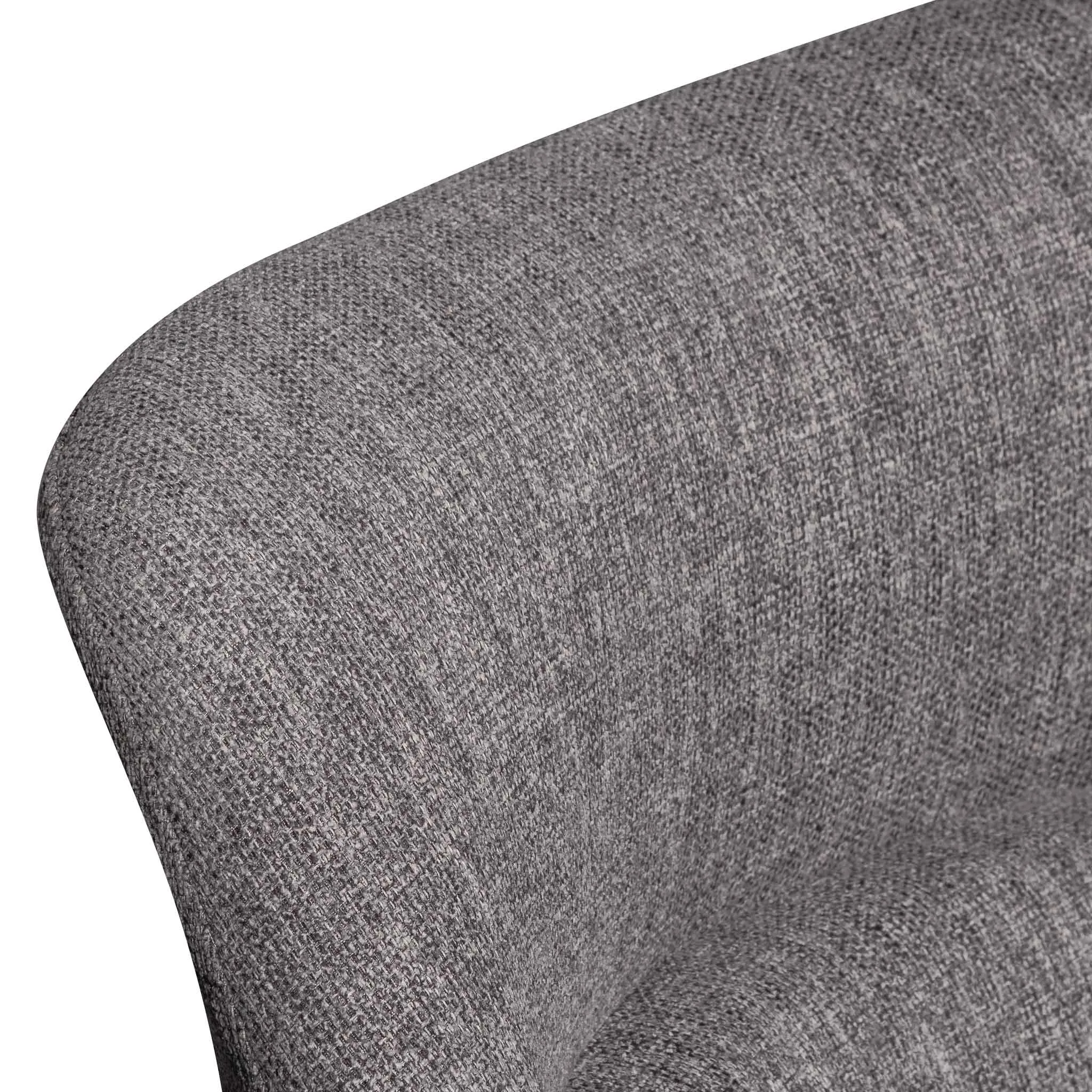 Osian Fabric Office Chair - Lead Grey